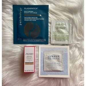Eyecare Skincare Sample Bundle; Patchology Summer‎ Fridays Kiehls & Shiseido